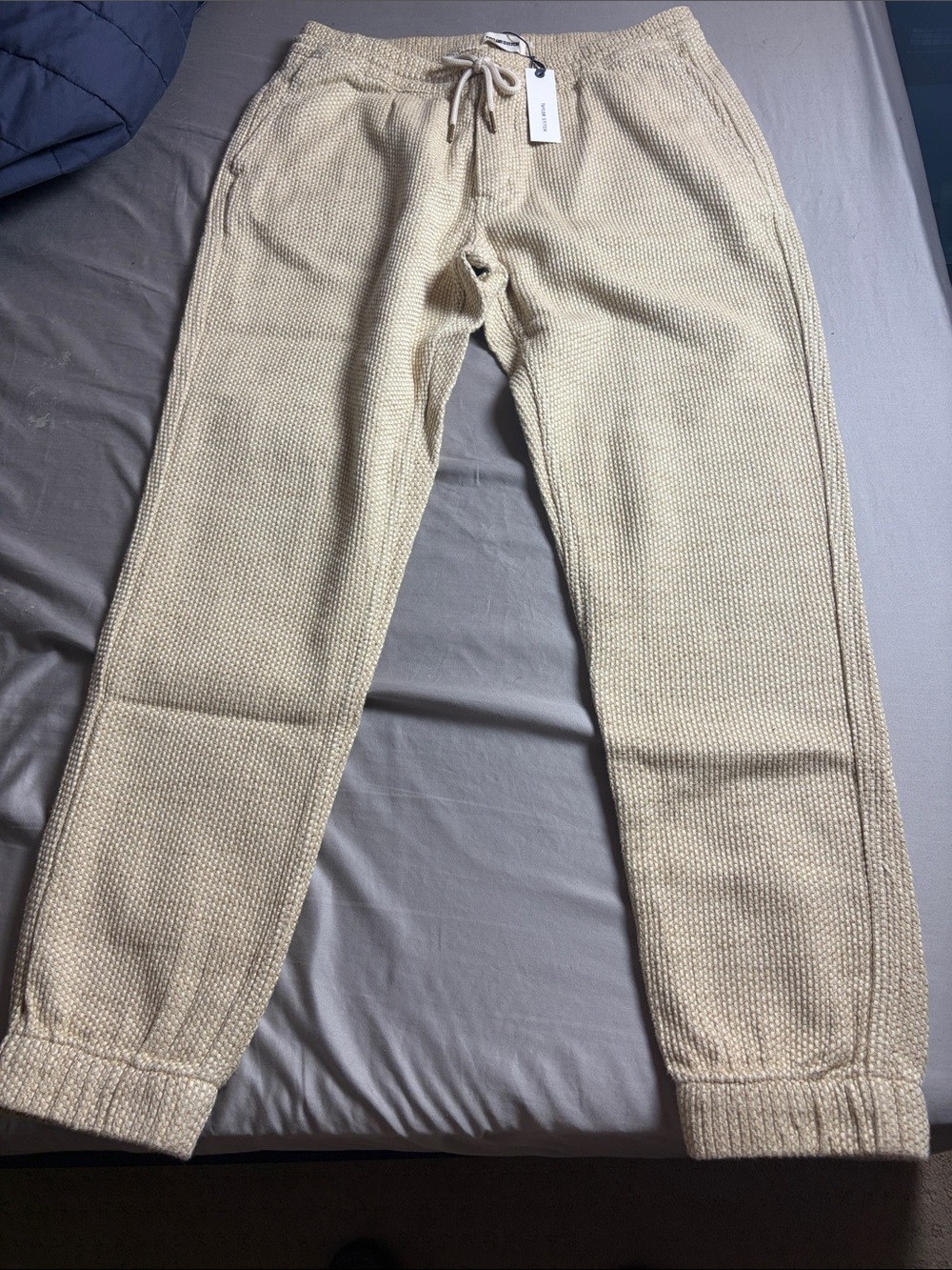 Taylor Stitch Apres Pants in Natural Sashiko Size M NWT.